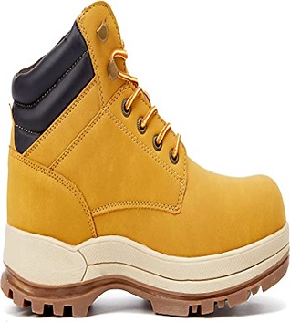 MORENDL Men’s Anti-Slip Snow Boots Outdoor Hiking Water-Resistance Winter Work Shoes