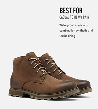 Sorel Men's Madson II Chukka WP Boot - Rain - Waterproof
